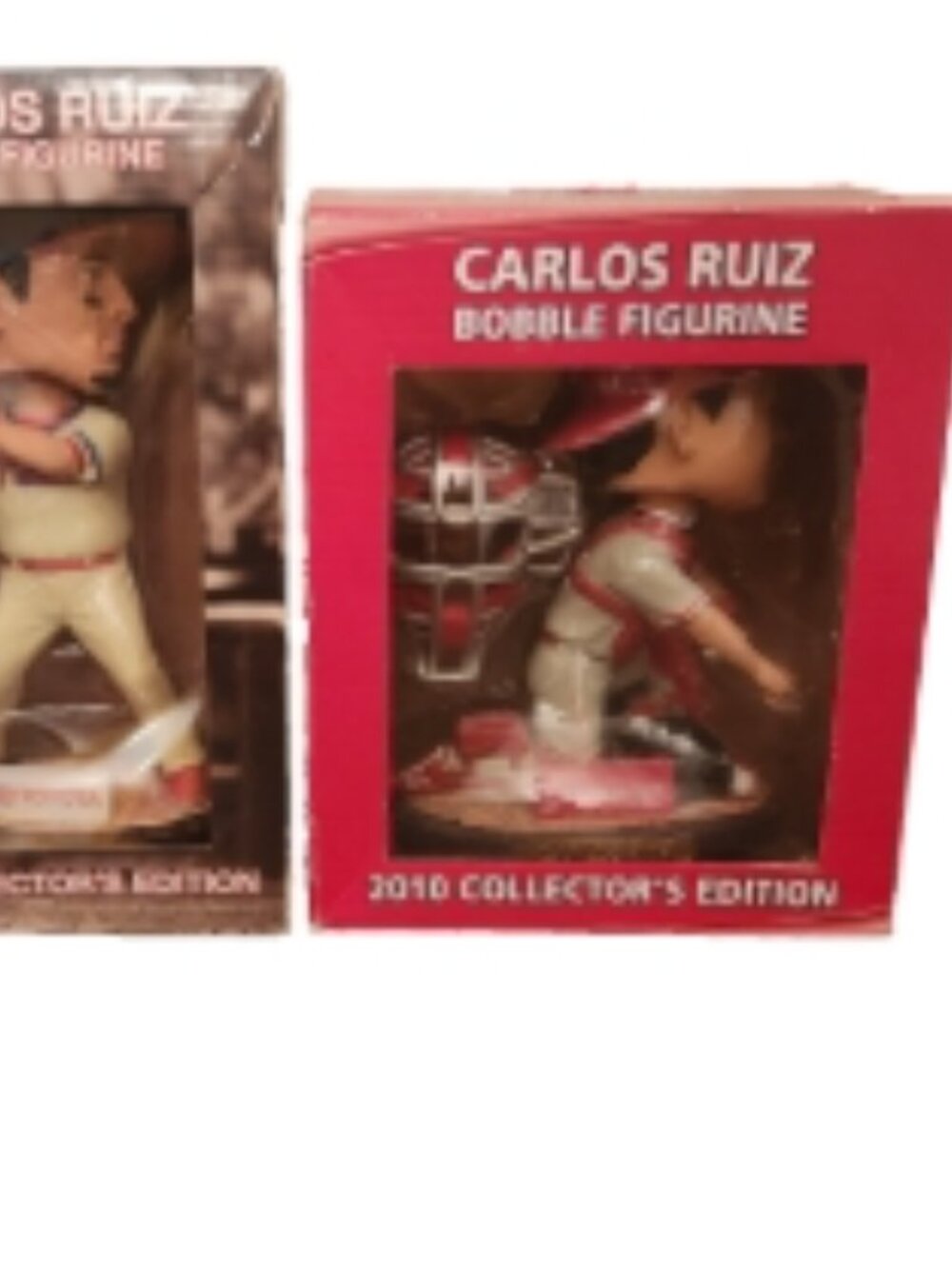 Carlos Ruiz 2010 & 2013 Collectors Edition Bobble Figurines